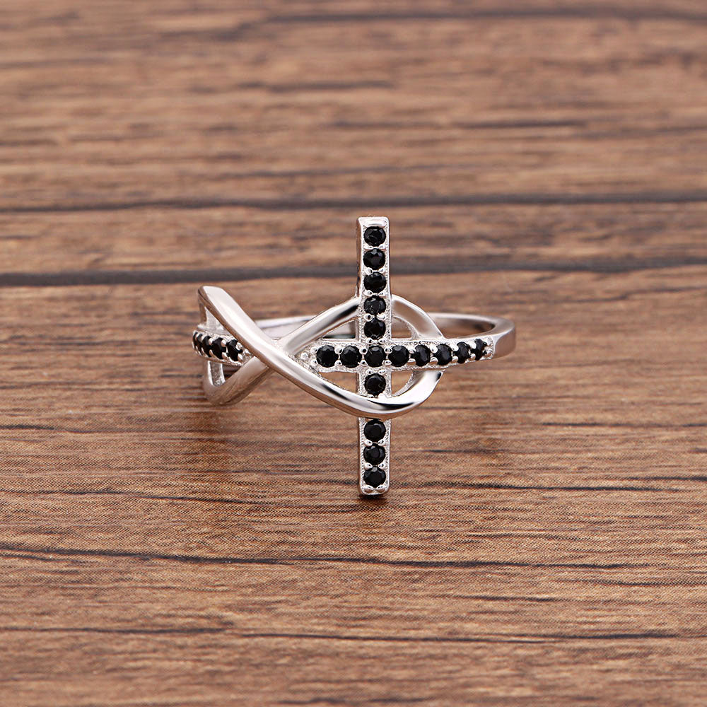 CrossInfinityReligionRingSterlingSilverBlackCzWomenGingerLyneCollection(9)_Silver-4