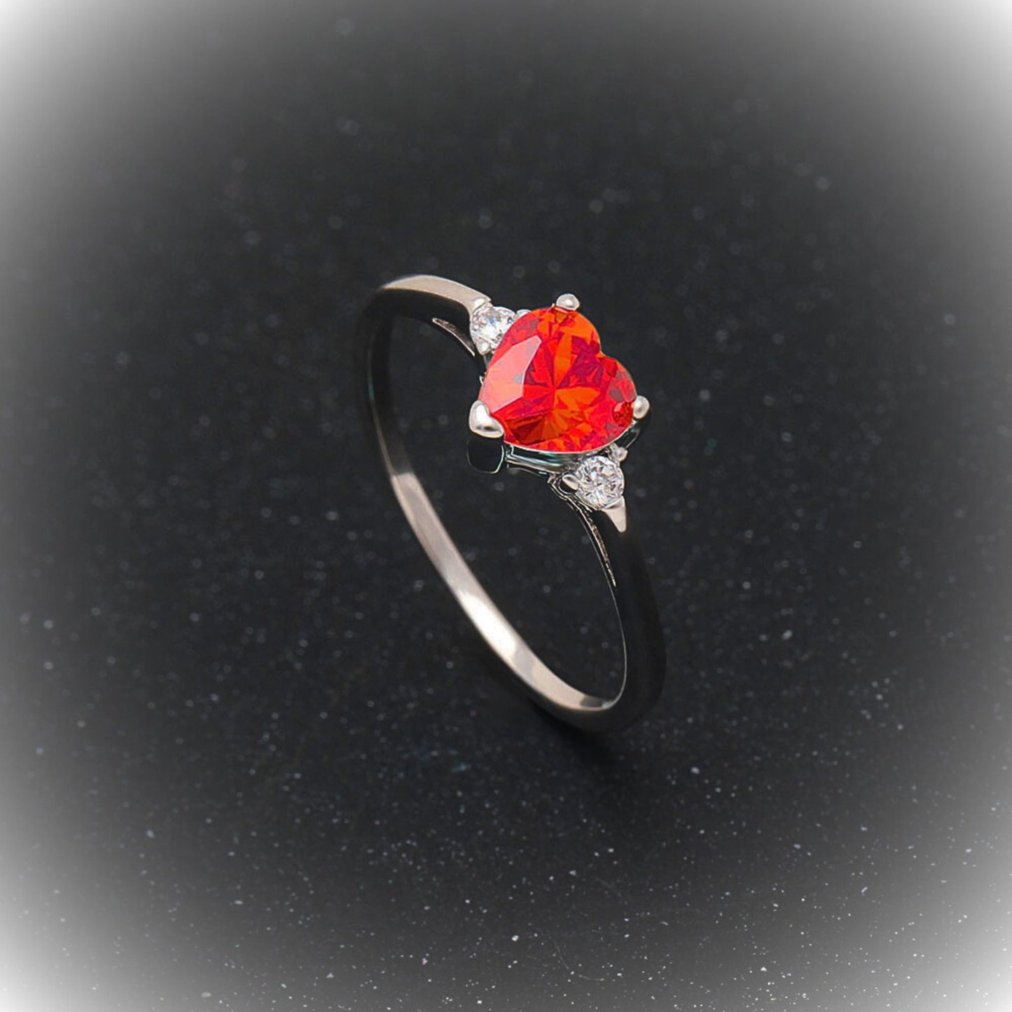 ShellyHeartEngagementRingforWomenPromiseBirthstoneSterlingSilverGingerLyne_Red-3