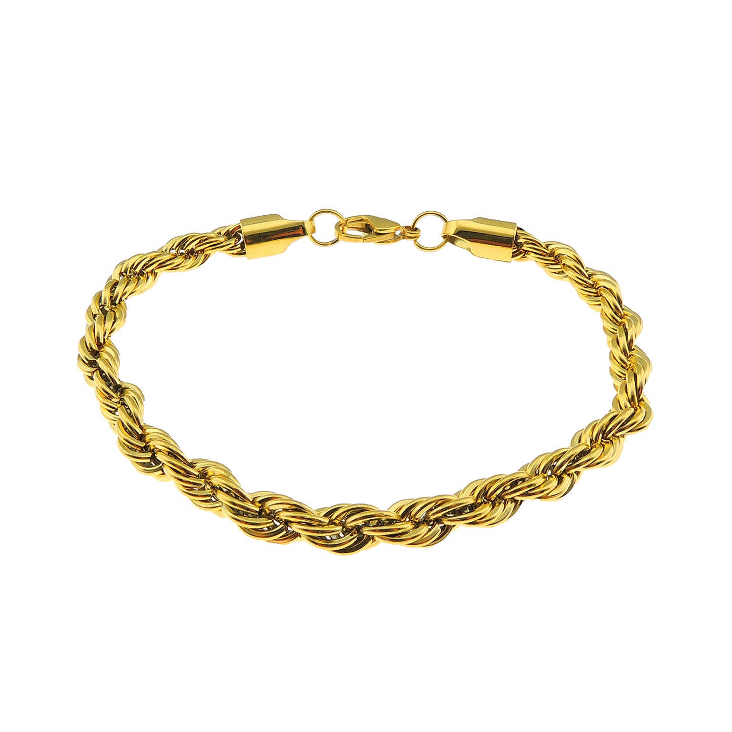 GoldTwistedRopeChainNecklaceHipHopMenWomenGingerLyneCollection_18InchGold-3