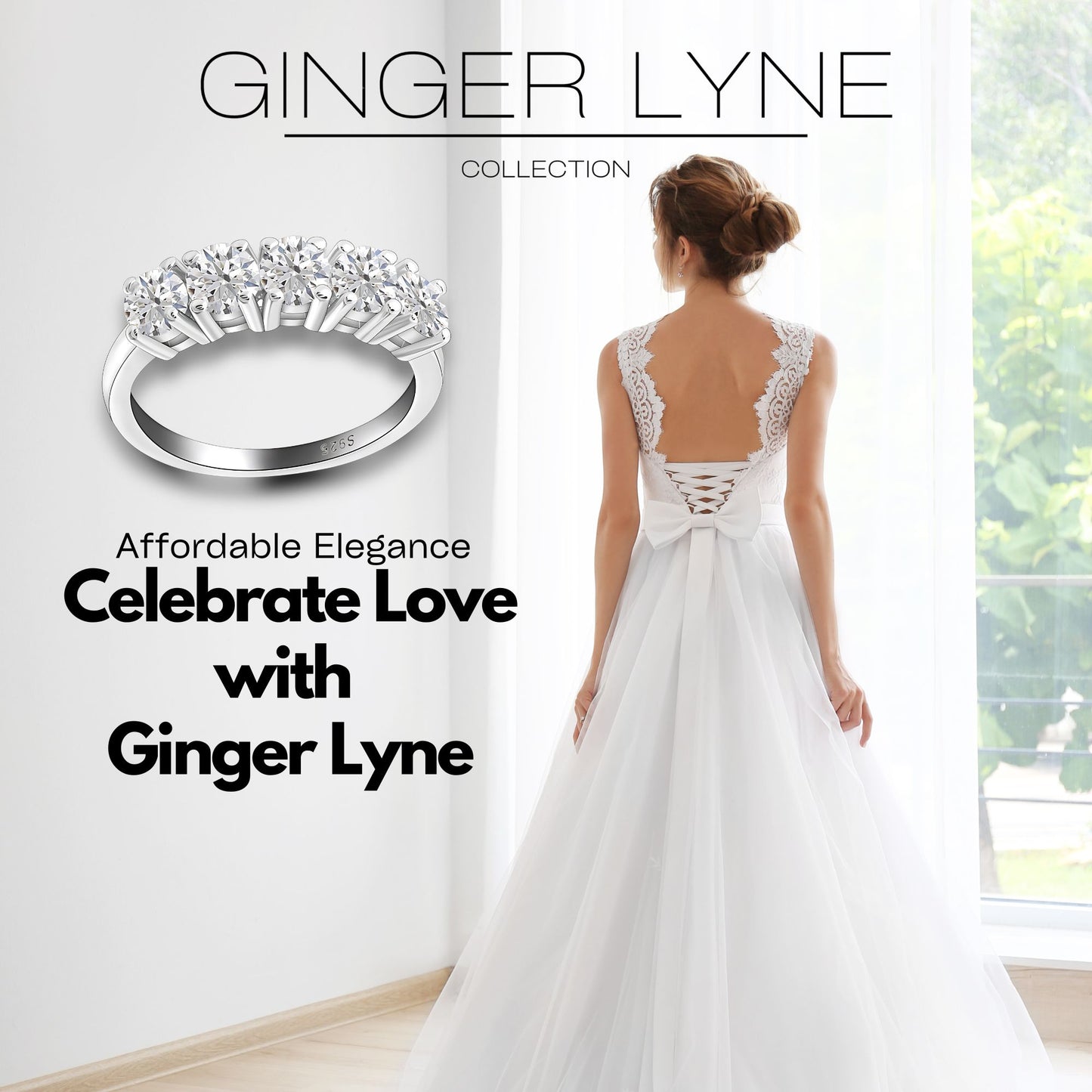 LeBellaAnniversaryRingforWomenWeddingBandRingCzSterlingSilverbyGingerLyne_Silver-6