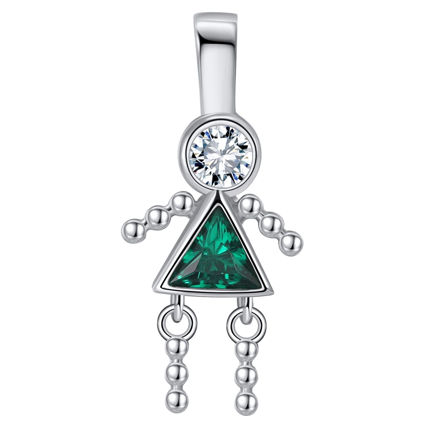 BabyBoyorGirlBirthstoneCharmforMomFamilyTreeGrandmaNecklacebyGingerLyneCZSterlingSilver_GirlMay-1