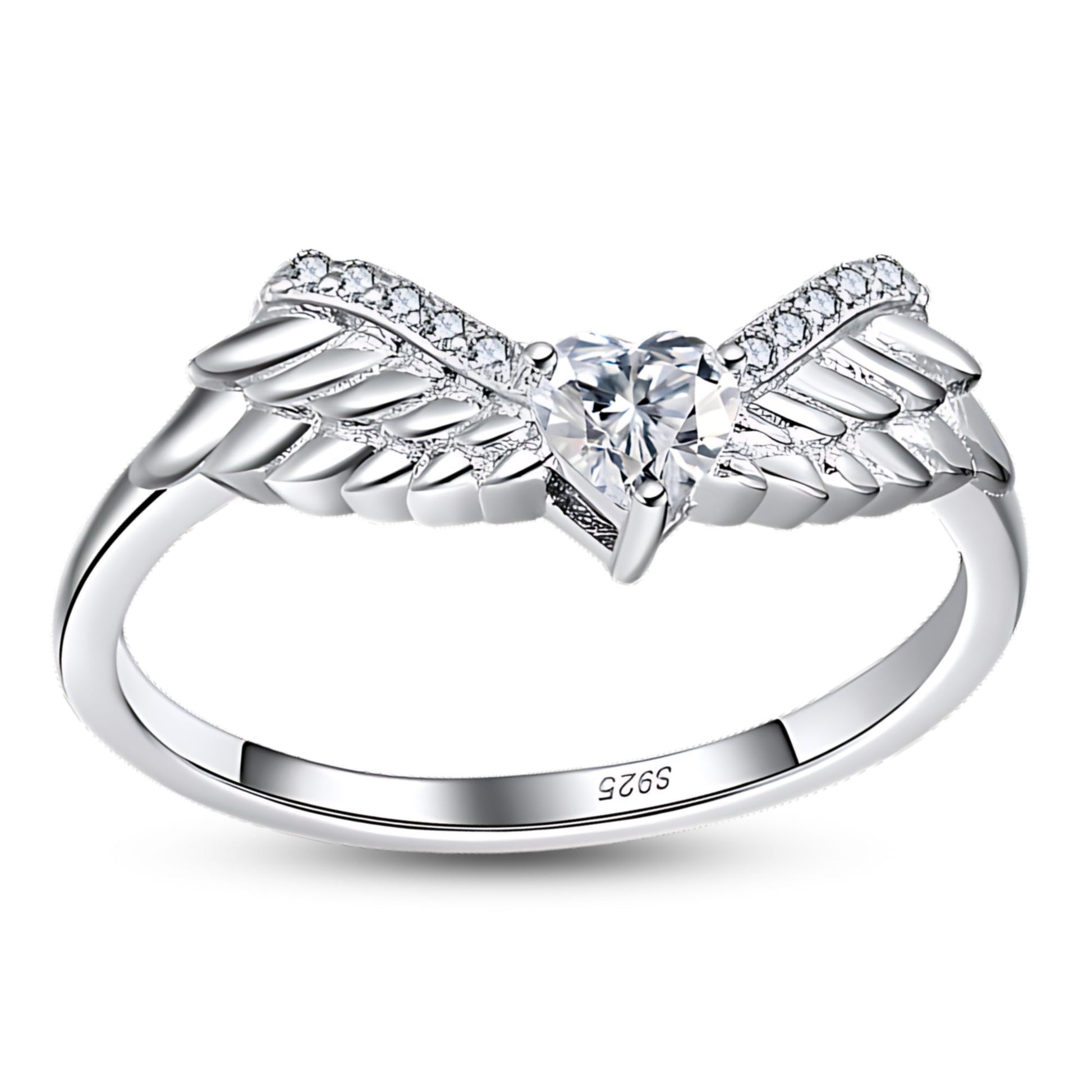 WingsAnniversaryRingEnhancerforWomenHeartCutCZSterlingSilverGingerLyneCollection_Silver-1
