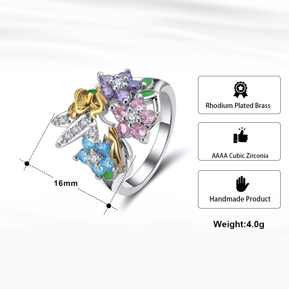 FairyRingsforWomenWingedAngelFlowerCubicZirconiaGingerLyneCollection_Silver-5