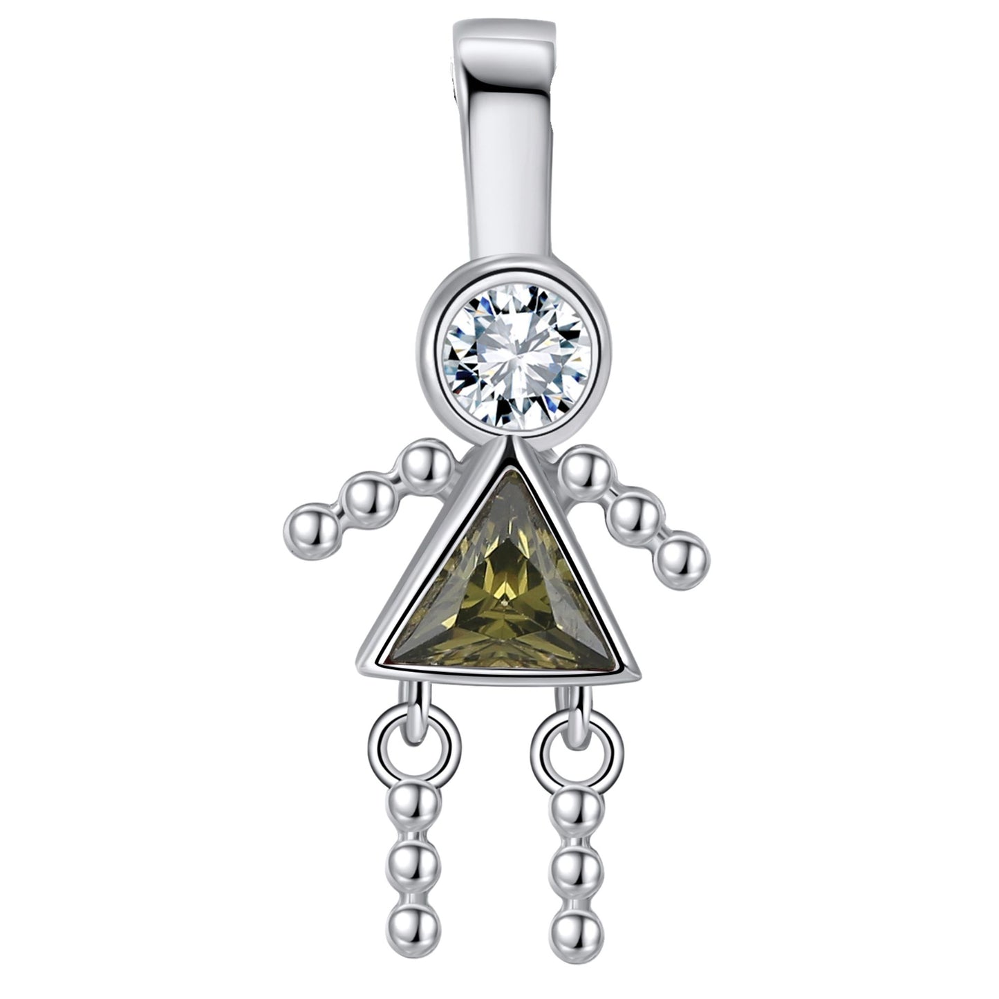 BabyBoyorGirlBirthstoneCharmforMomFamilyTreeGrandmaNecklacebyGingerLyneCZSterlingSilver_GirlAugust-1