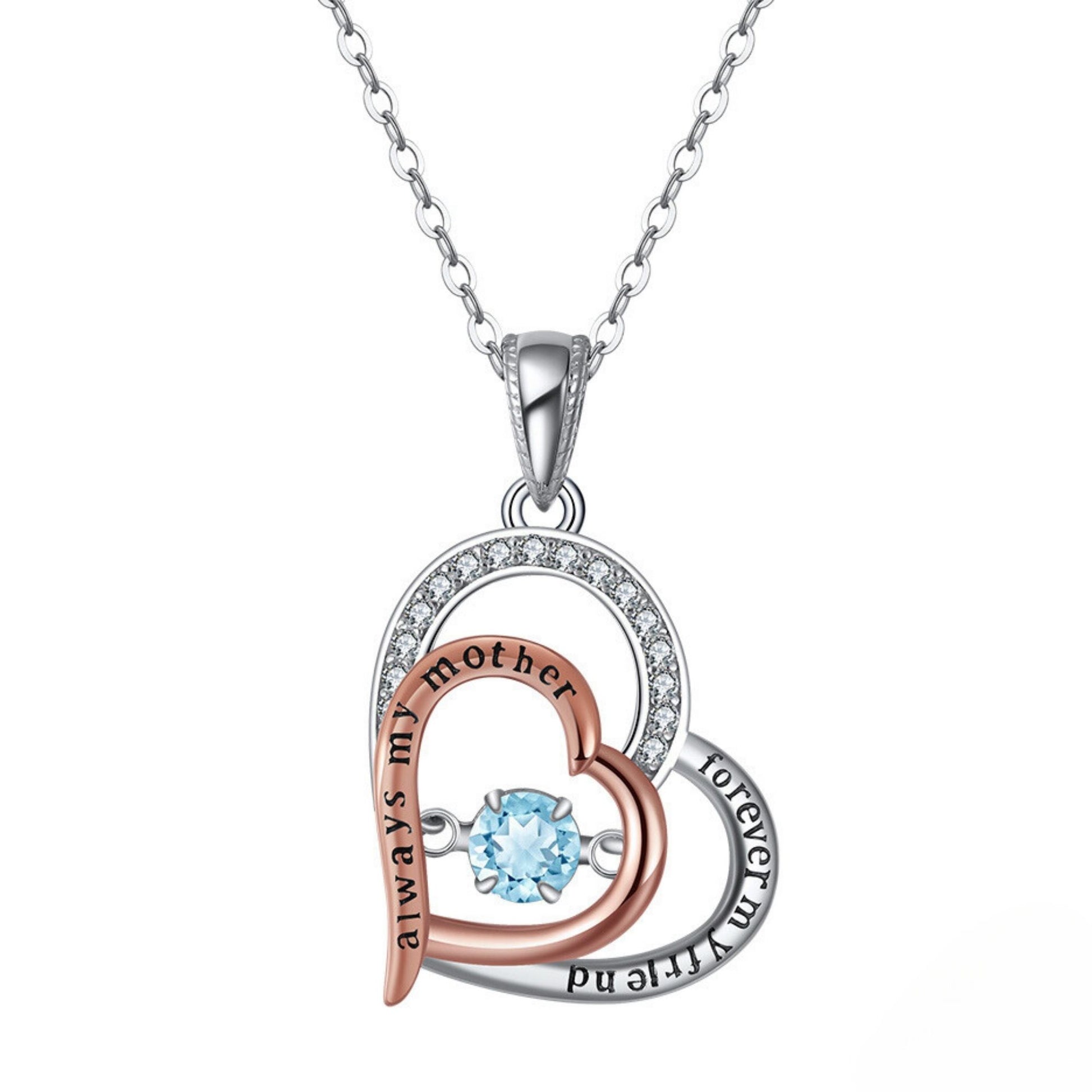 BirthstoneMomNecklaceforMotherbyGingerLyneSterlingSilverSwingingCZ_March-1