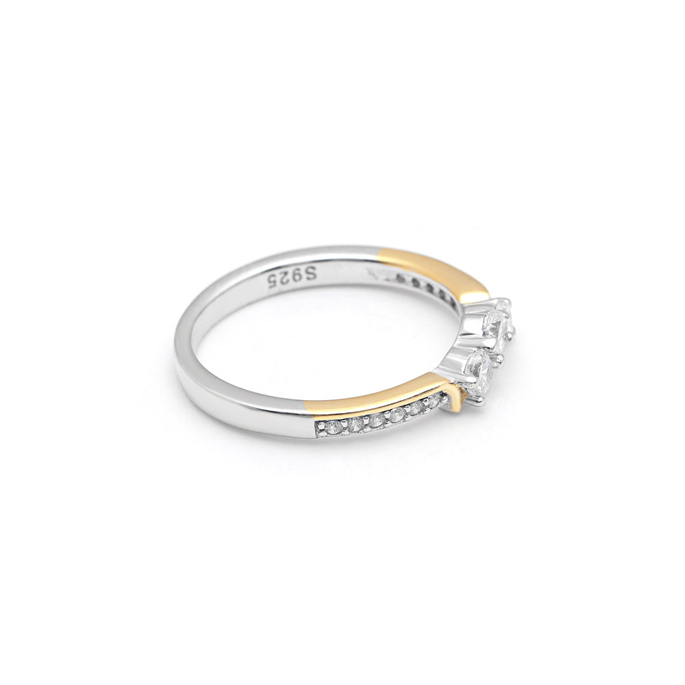PadenAnniversaryBandRingRoseSterlingSilverWomensGingerLyneCollection_Silver-2