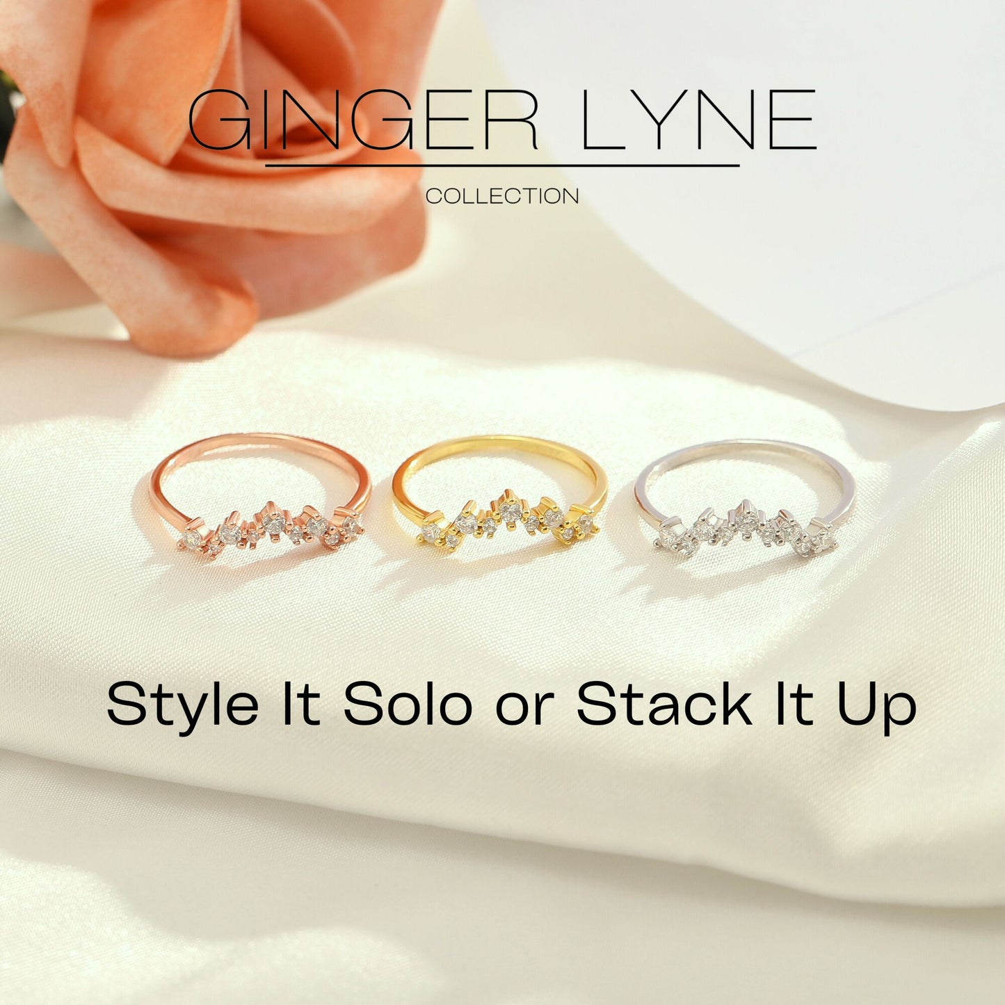 AriaHalfEternityRingforWomenSterlingSilverCZAnniversaryBandStackableChevronCurvebyGingerLyne_Gold-6