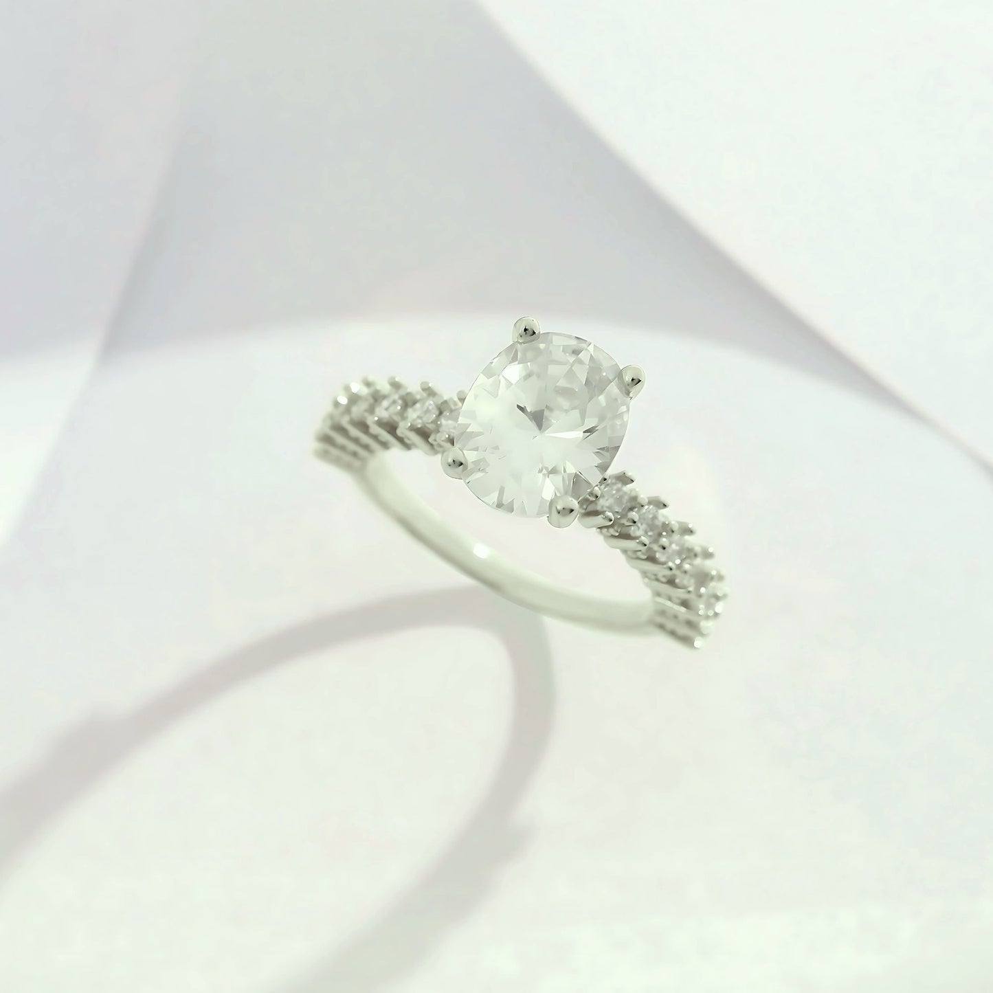 OvalEngagementRingforWomen2.54CtCubicZirconiaSterlingSilverBellariabyGingerLyne_WG-Silver-3
