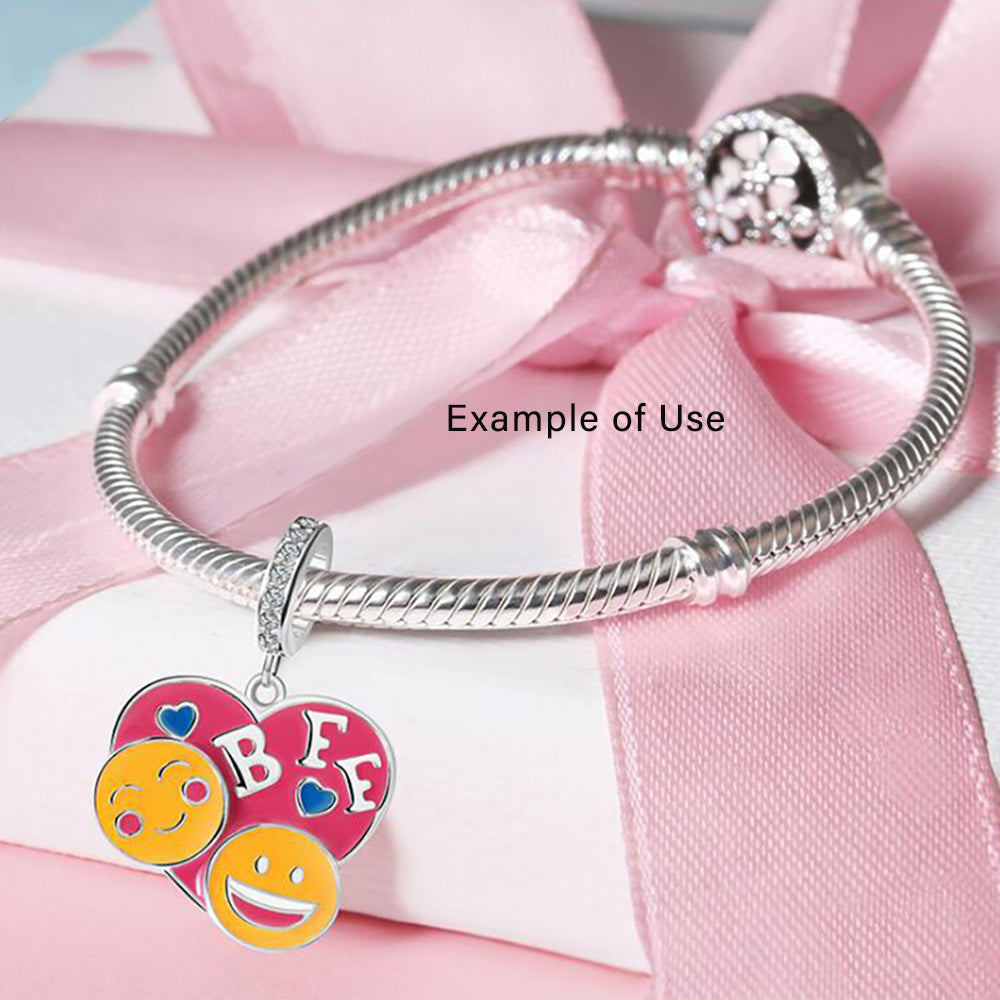 BFFBestFriendCharmEuropeanBeadEnamelOverSterlingSilverGingerLyneCollection_Pink-4