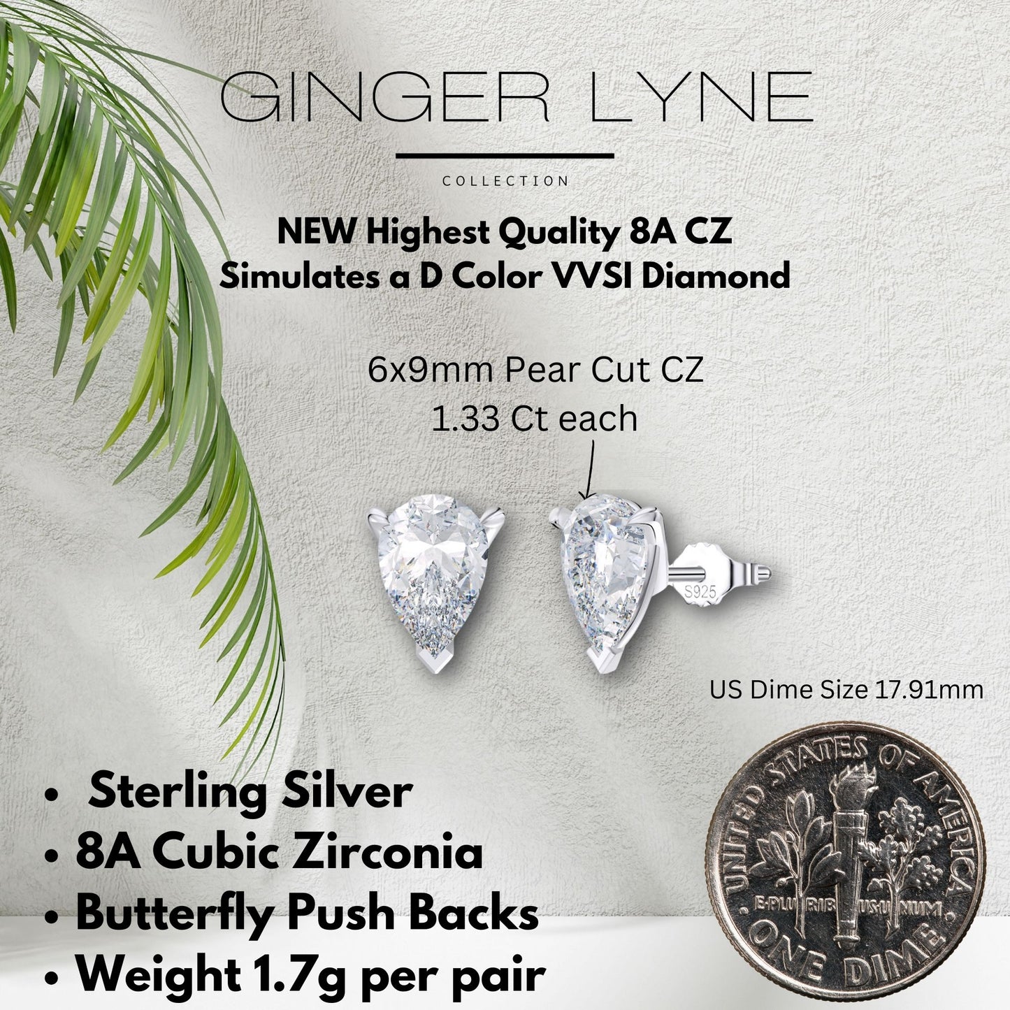 PearCutStudEarringsforWomen2.66ctSimulatedDiamondSterlingSilverGingerLyne_PearStud-4