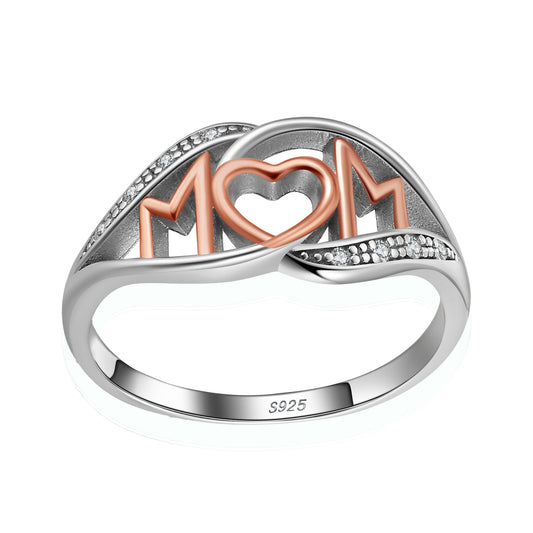 MomHeartRingWhiteandRoseGoldPlatedSterlingSilverWomensGingerLyneCollection_Clear-1