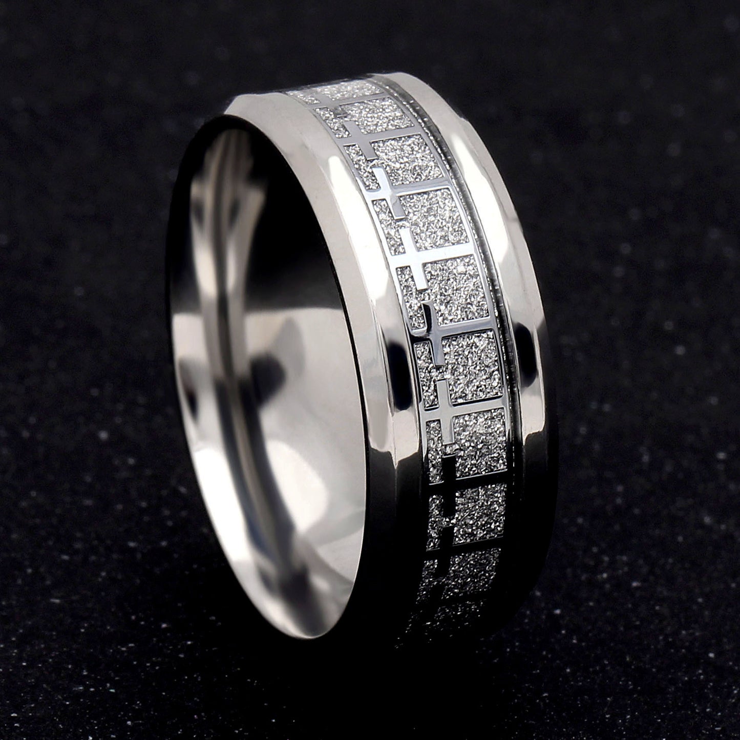 CrossRingReligionWomenSterlingSilverCubicZirconiaGingerLyneCollection_Silver-2