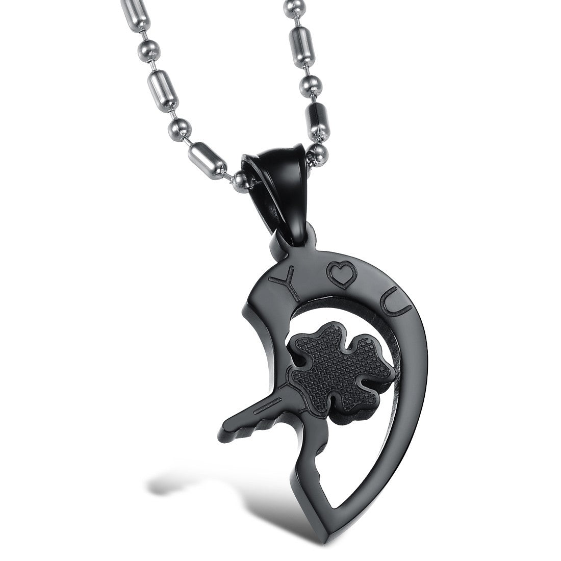 KeytoHeartILoveYouNecklaceSetforCouplesStainlessSteelGingerLyneCollection_Silver-4