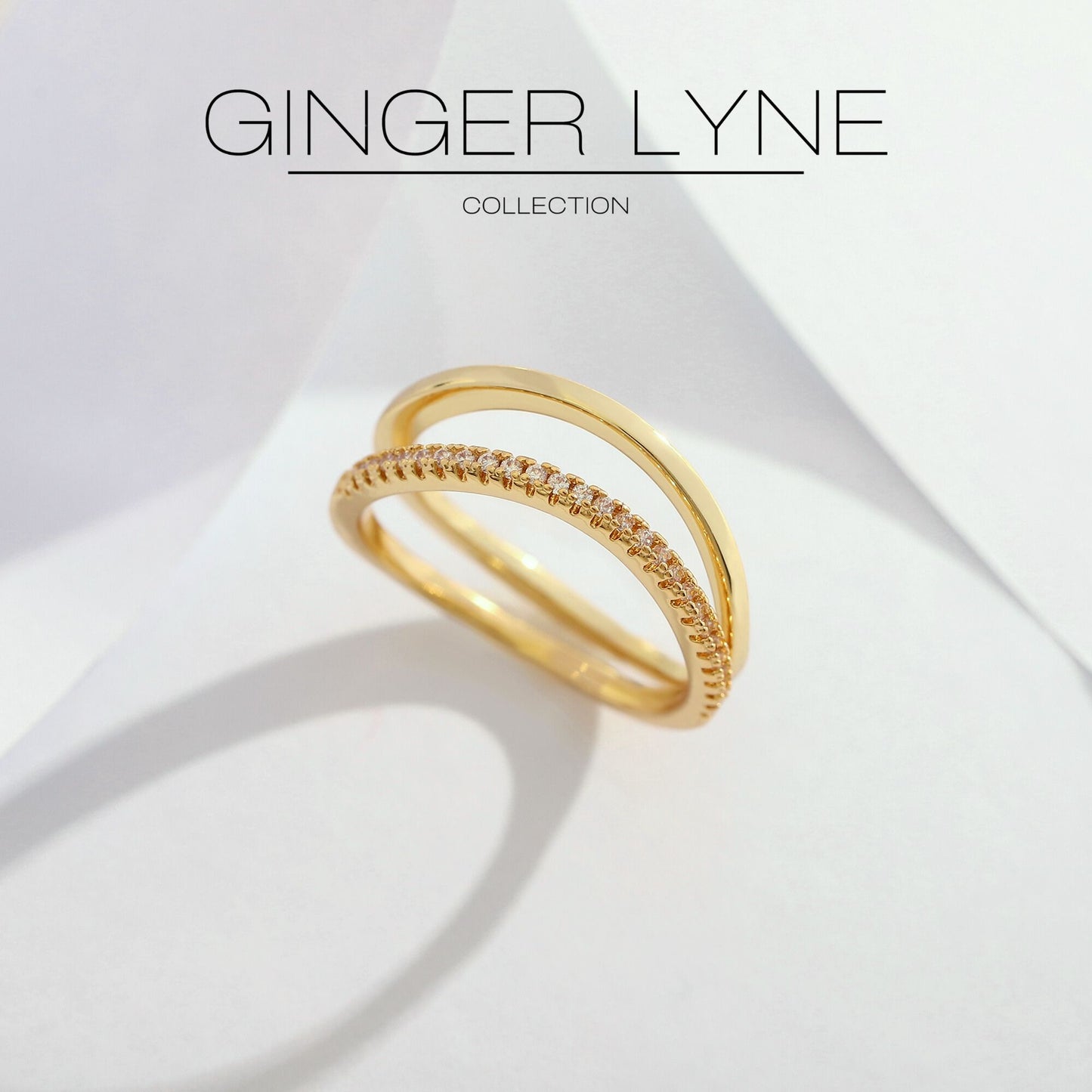 ThinWeddingBandSetforWomenSterlingSilverCZEternityBandsStackablebyGingerLyne_Gold-3