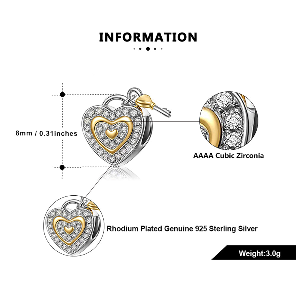 HeartKeyCharmEuropeanBeadSterlingSilverCZGingerLyneCollection_Silver-5