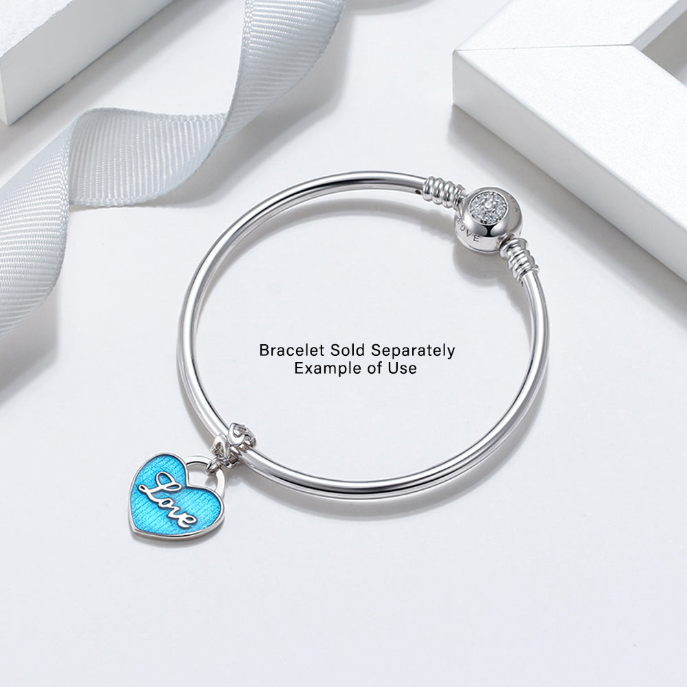 HeartLoveCharmEuropeanBeadSterlingSilverBlueGingerLyneCollection_Blue-3