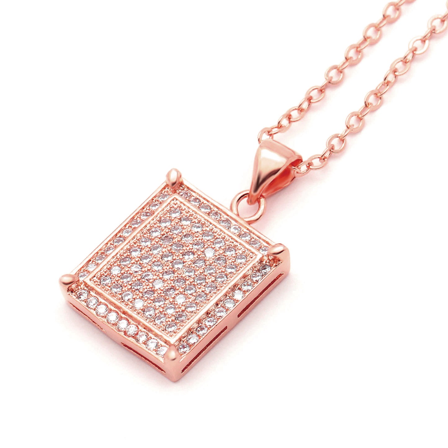 AngelicaNecklaceWomensGoldPlateCubicZirconiaPendantGingerLyneCollection-RoseGold_RoseGold-2