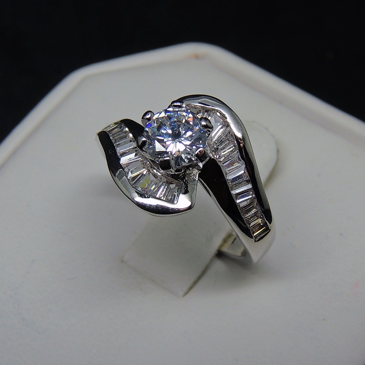 AubryEngagementRingWomensCubicZirconiaBauguetteGingerLyneCollection_Silver-3
