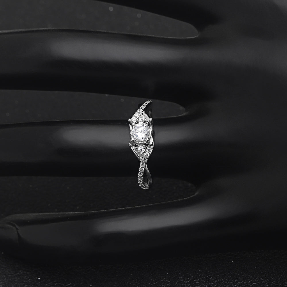 ContessaEngagementRingWomensBridalSterlingSilverCzGingerLyneCollection_Silver-4