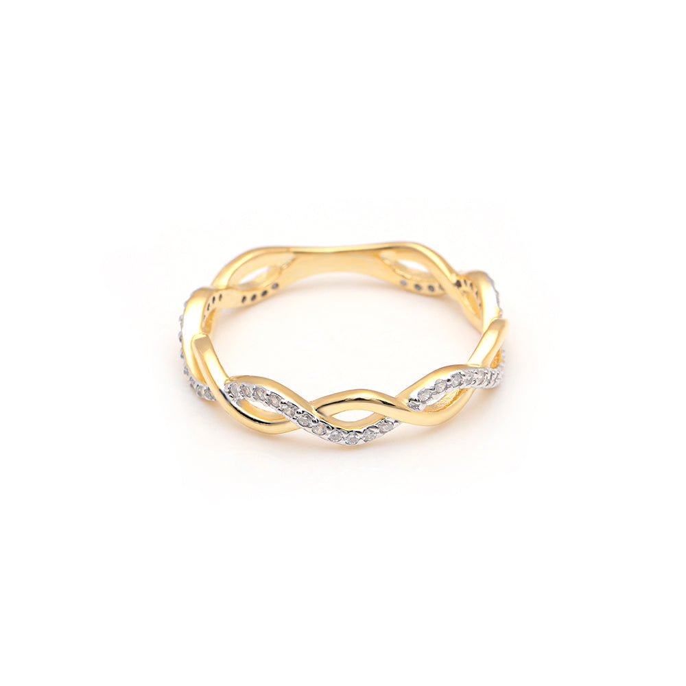 LindaWeddingBandEternityRingforWomenSterlingSilverGingerLyneCollection_Gold-3