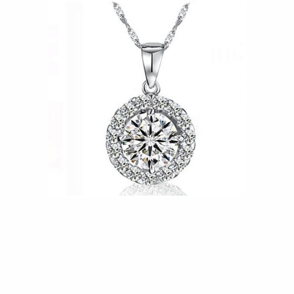 JennyNecklaceforWomenHaloRoundPendantCubicZirconiaGingerLyneCollection_Silver-4