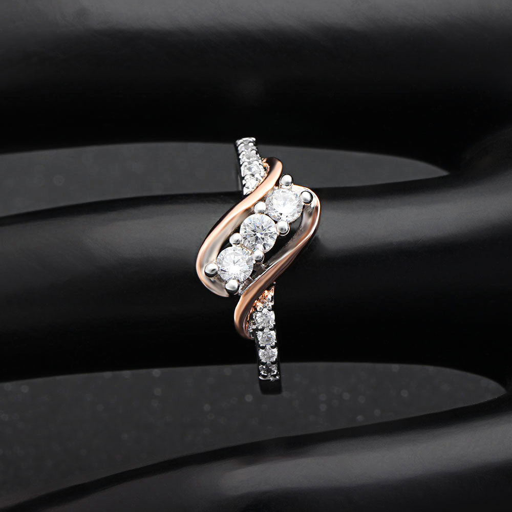 Bianca3stoneEngagementWeddingRingWomenTwo-toneGingerLyneCollection_Silver-5