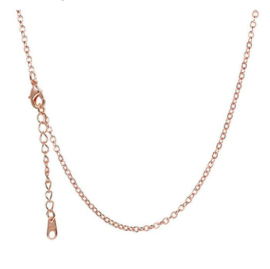 RoloChainRoseGoldPlatedSterlingSilver1mm20InchWomensGingerLyneCollection_Gold-1