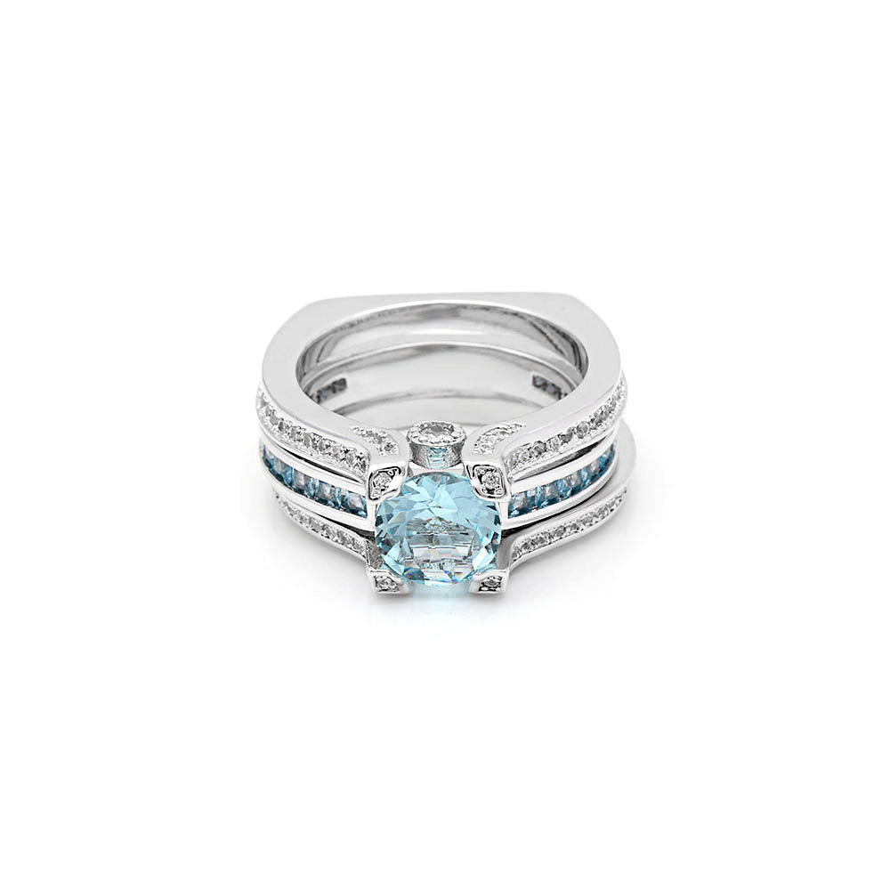 SkylarWeddingRingSetforWomenEngagementRingandMatchingBandCzGingerLyneCollection_LtBlue/LtBlue-6