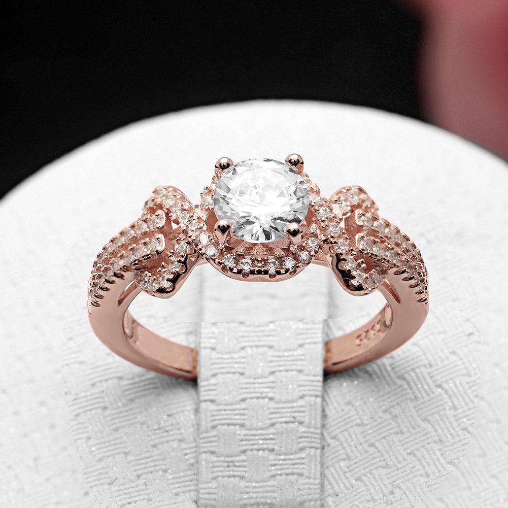 EllaleeEngagementRingRoseGoldSterlingSilverCzWomenGingerLyneCollection_Gold-2