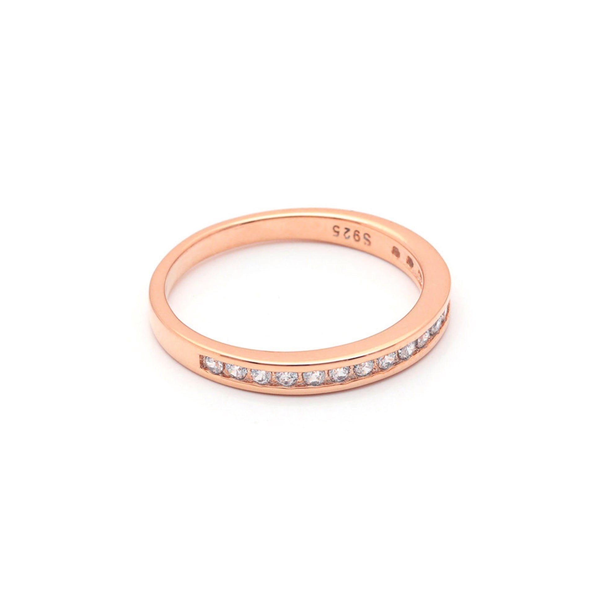 VictoriaAnniversaryBandRingSterlingSilverCzWomensGingerLyneCollection_RoseGold/Silver-3