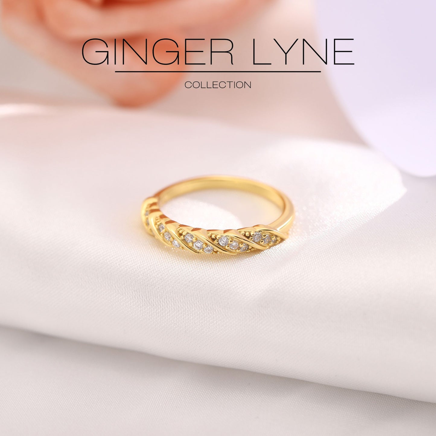 SeraphinaWeddingBandforWomenSterlingSilverCZAnniversaryHalfEternityBandStackablebyGingerLyne_Gold-2