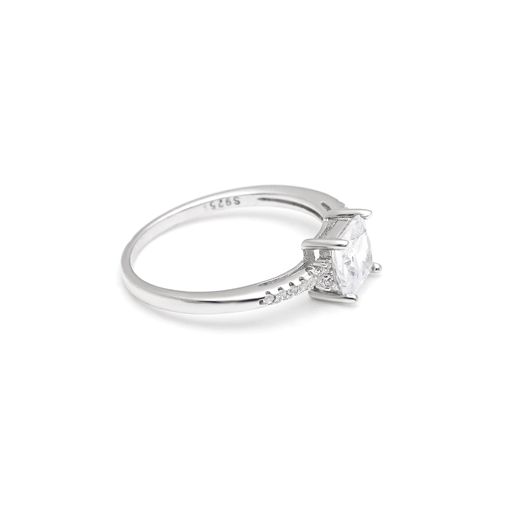 MorganEngagementRingPrincessCzSterlingSilverWomenGingerLyneCollection_Silver-4