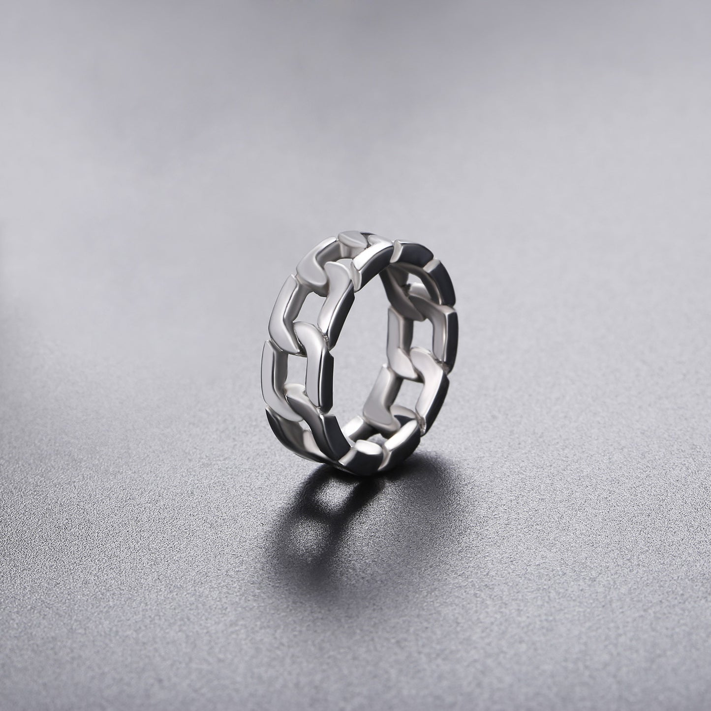ChainWeddingBand6.5mmStainlessSteelMenWomenGingerLyneCollection_Silver-2