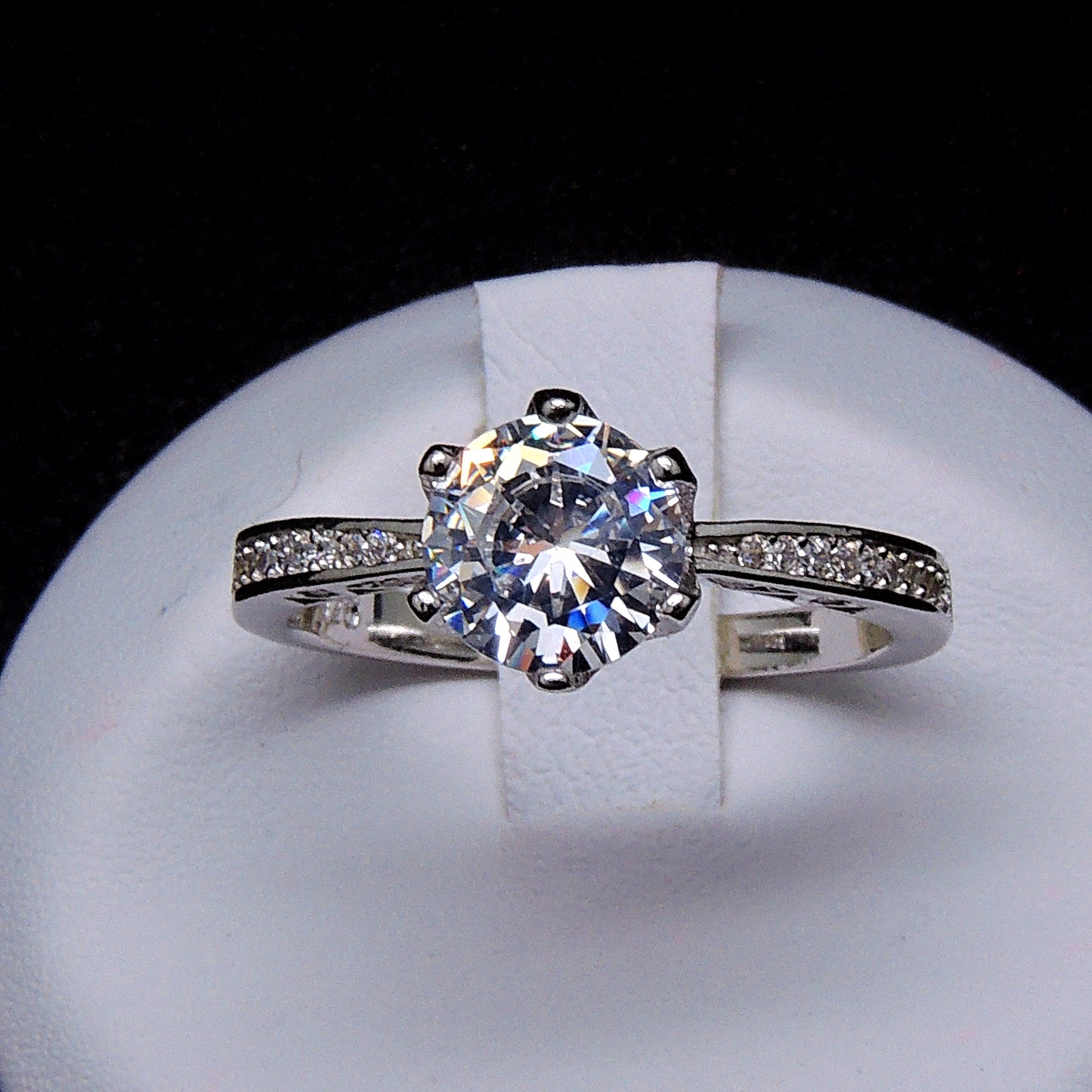 PetraEngagementRingSolitaireCzSterlingSilverWomensGingerLyneCollection_Silver-2