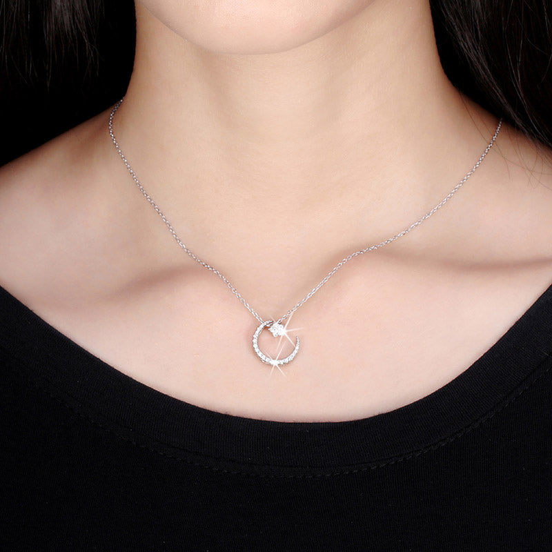 MoonStarPendantNecklaceWomenSterlingSilverClearCzGingerLyneCollection_Clear-5