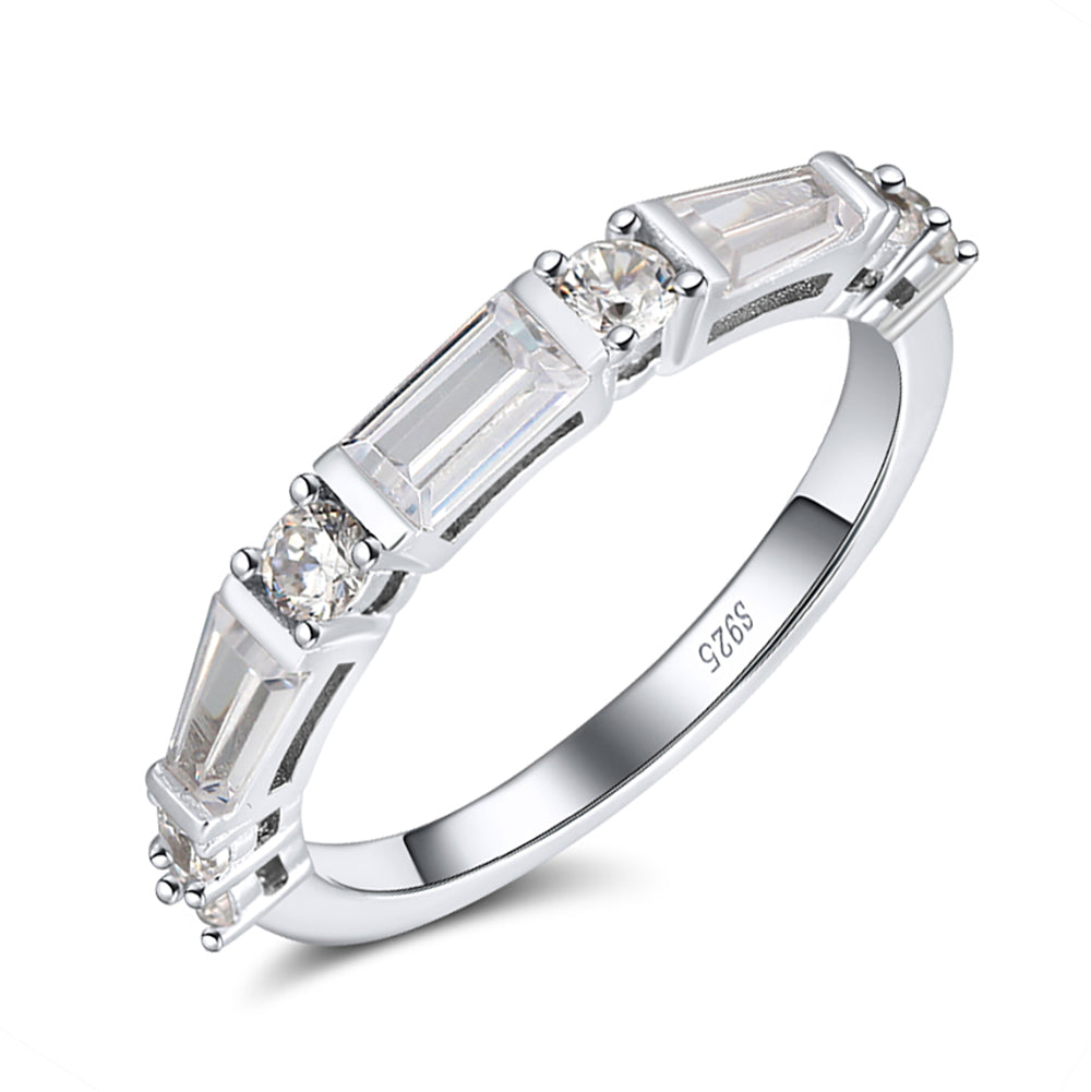 AnniversaryBandRingforWomenBaguetteCzSterlingSilverGingerLyneCollection_Silver-1