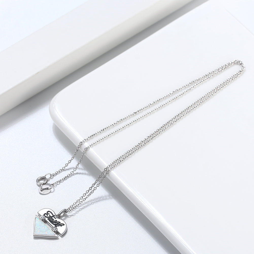HeartPendantNecklaceEngravedFaithCreatedFireOpalGingerLyneCollection_White-2