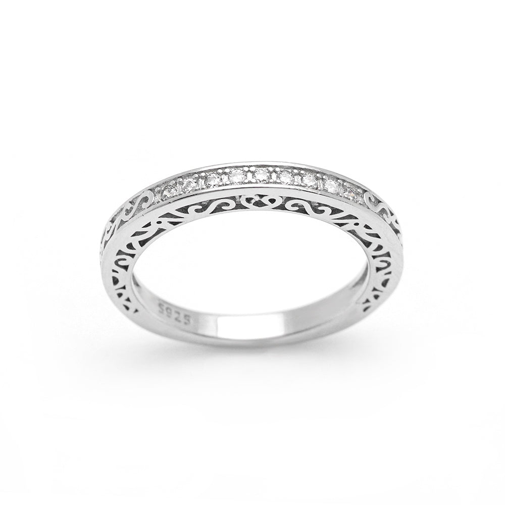 CynthiaClearCzSterlingSilverAnniversaryRingWeddingBandWomenGingerLyneCollection_Clear-2