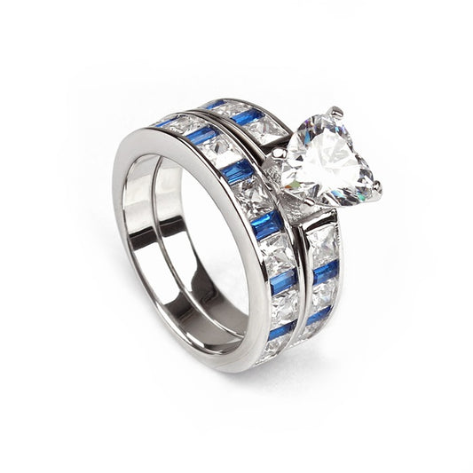KaeliWeddingRingSetforWomenEngagementMatchingBandCZBlueGingerLyneCollection_Silver-1
