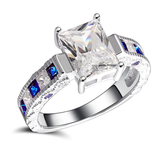 KatharinaEngagementRingSterlingSilverEmeraldCzWomenGingerLyneCollection_Silver-1