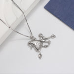 Load image into Gallery viewer, French Poodle Dog Pendant Necklace Sterling Silver Women Ginger Lyne Collection
