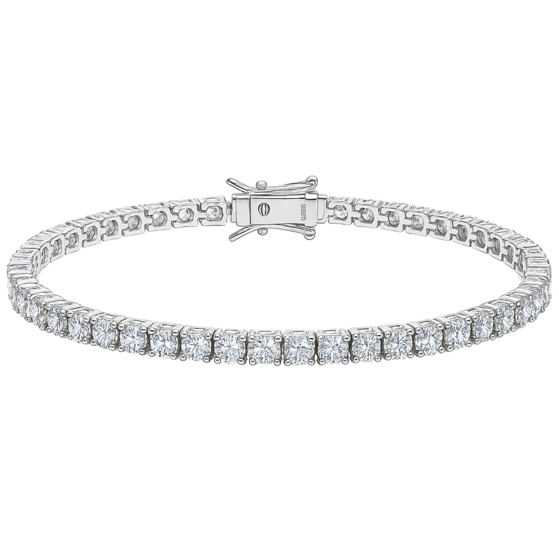 ClassicTennisBraceletforWomenSterlingSilver5mmCubicZirconia7"GingerLyneCollection_5mm7"Length-1