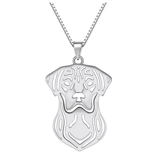 Labrador Retriever Lab Dog Necklace Sterling Silver Womens Ginger Lyne Collection