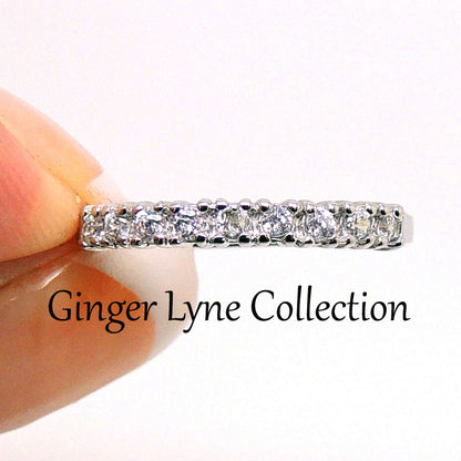 Caroline Beautiful Anniversary Wedding Band Ring - Ginger Lyne Collection