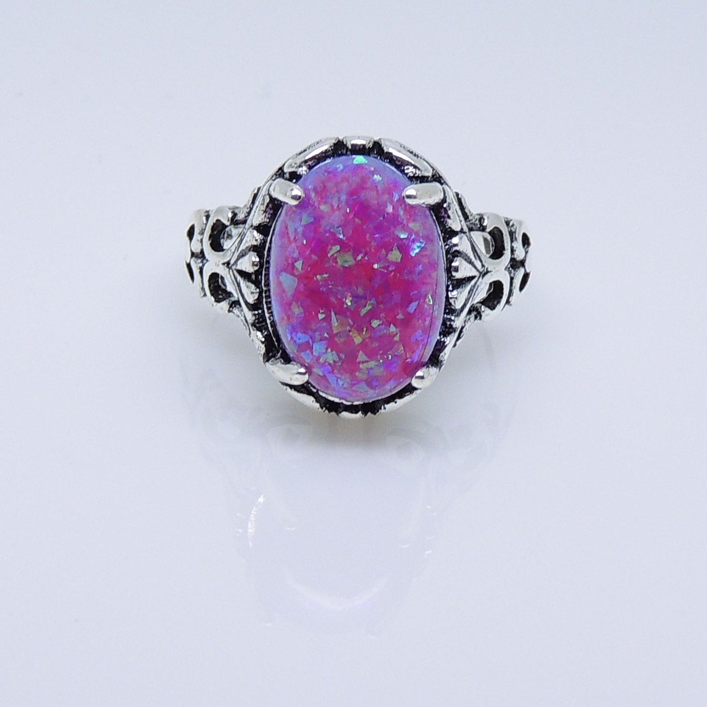 SaharaFireOpalStatementRingforWomenOval-CutGingerLyneCollection_Purple-3
