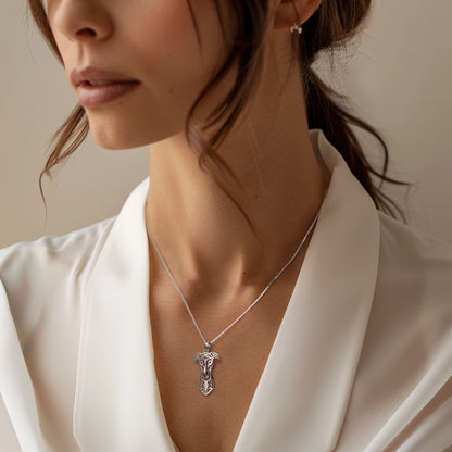 Greyhound Dog Necklace for Women Pendant Chain Sterling Silver Ginger Lyne Collection - Necklace