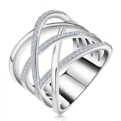 InfinityRingforWomenCrisscrossMicroPaveCzWhiteGoldPlatedGingerLyneCollection_Silver-1