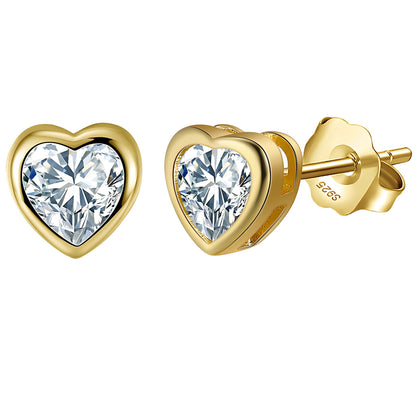 HeartEarringsforWomenbyGingerLyneGoldPlatedSterlingSilverStudSolitaireCubicZirconia_Gold-1