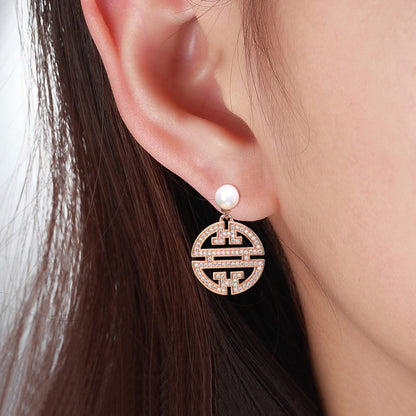 FlowerWindowPatternDangleEarringsforWomenPearlCzGingerLyneCollection_RoseGold-2