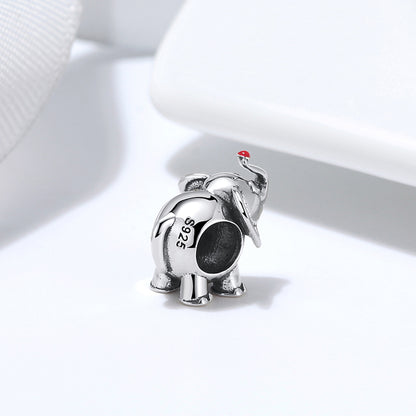 Elephant Charm European Bead Sterling Silver Ginger Lyne Collection